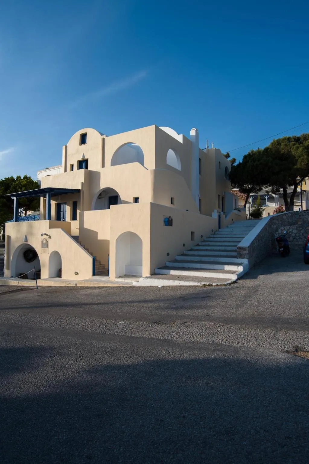 General view, Cultural House, Santorini