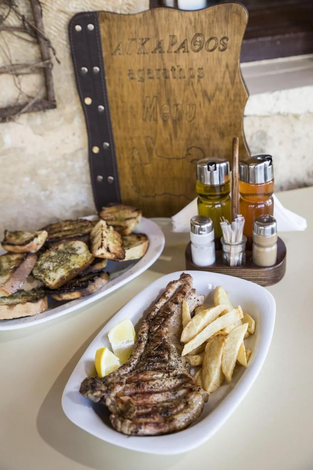 Restaurant, Agarathos, Crete