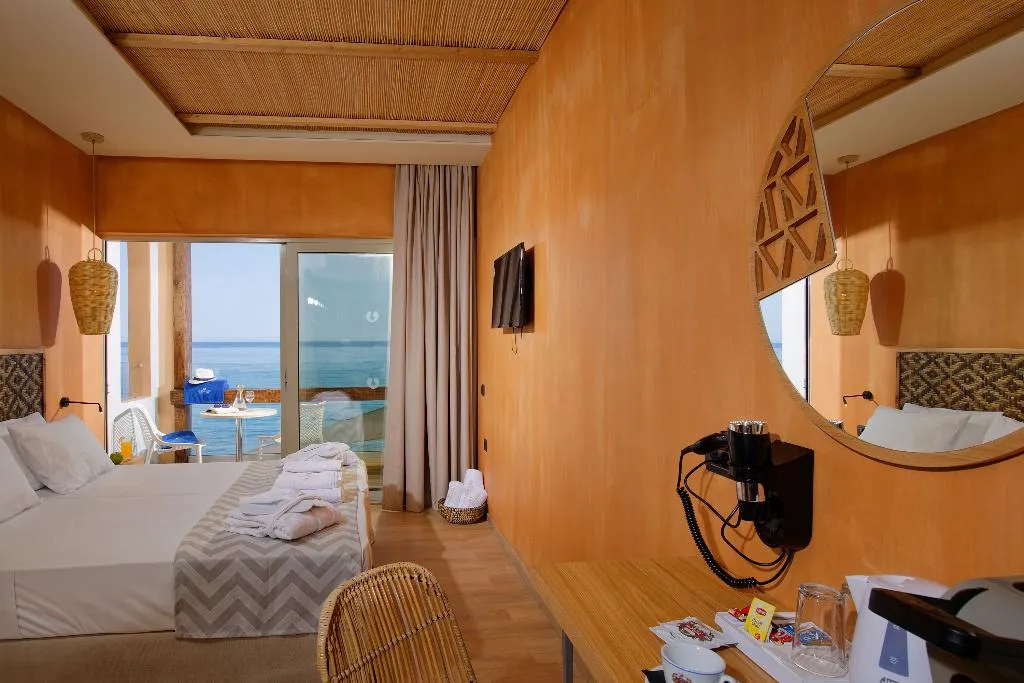 Double or Twin SUPERIOR SEA VIEW Room, Palmera Beach Hotel & Spa, Crete