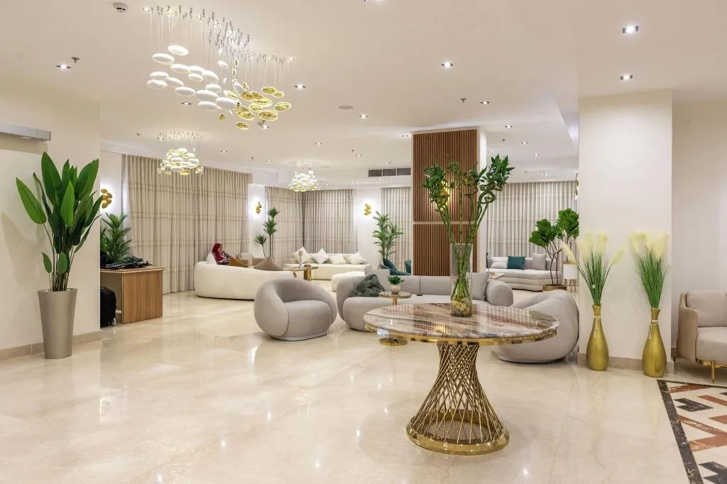 Lobby, Mazar Pyramids Hotel, Cairo
