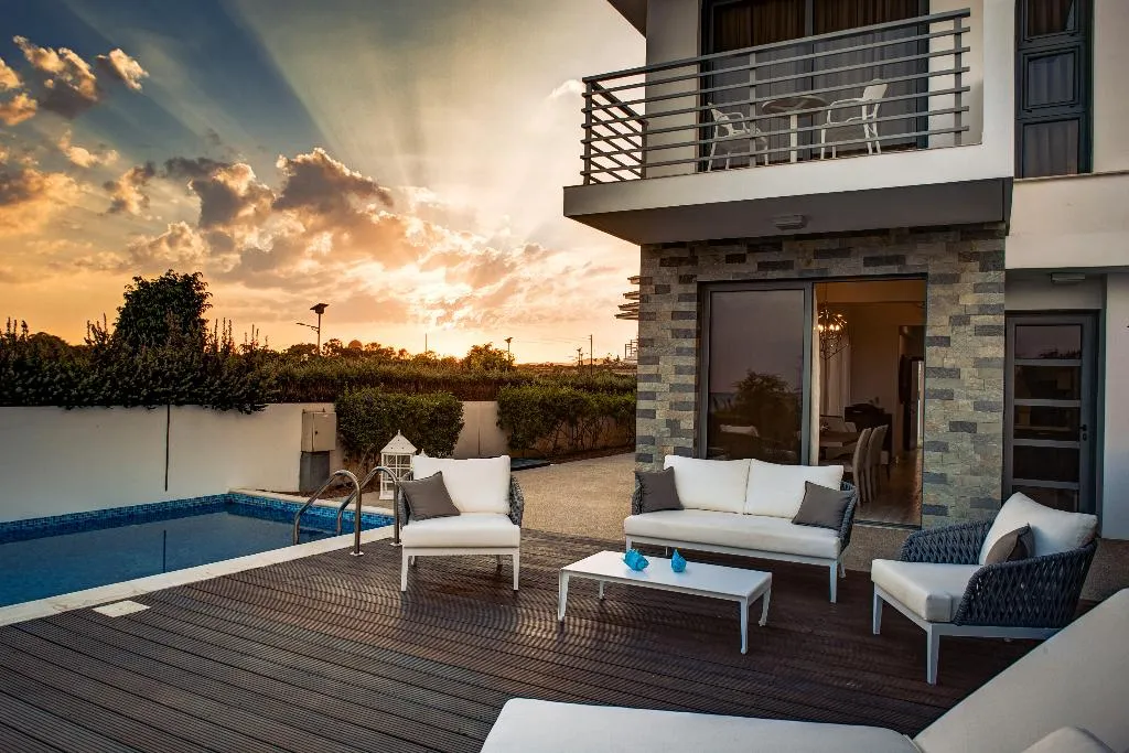 VILLA SEA VIEW WITH PRIVATE POOL Room, Atlantis Gardens Apartments & Villas, Cyprus
