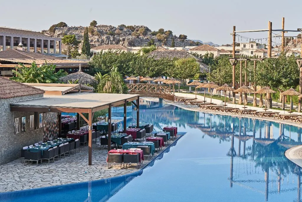 Restaurant, Atlantica Holiday Village Rhodes, Rhodes