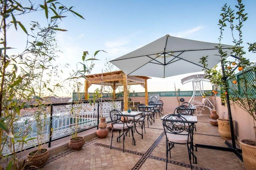 Terrace, Gem Riad, Marrakech