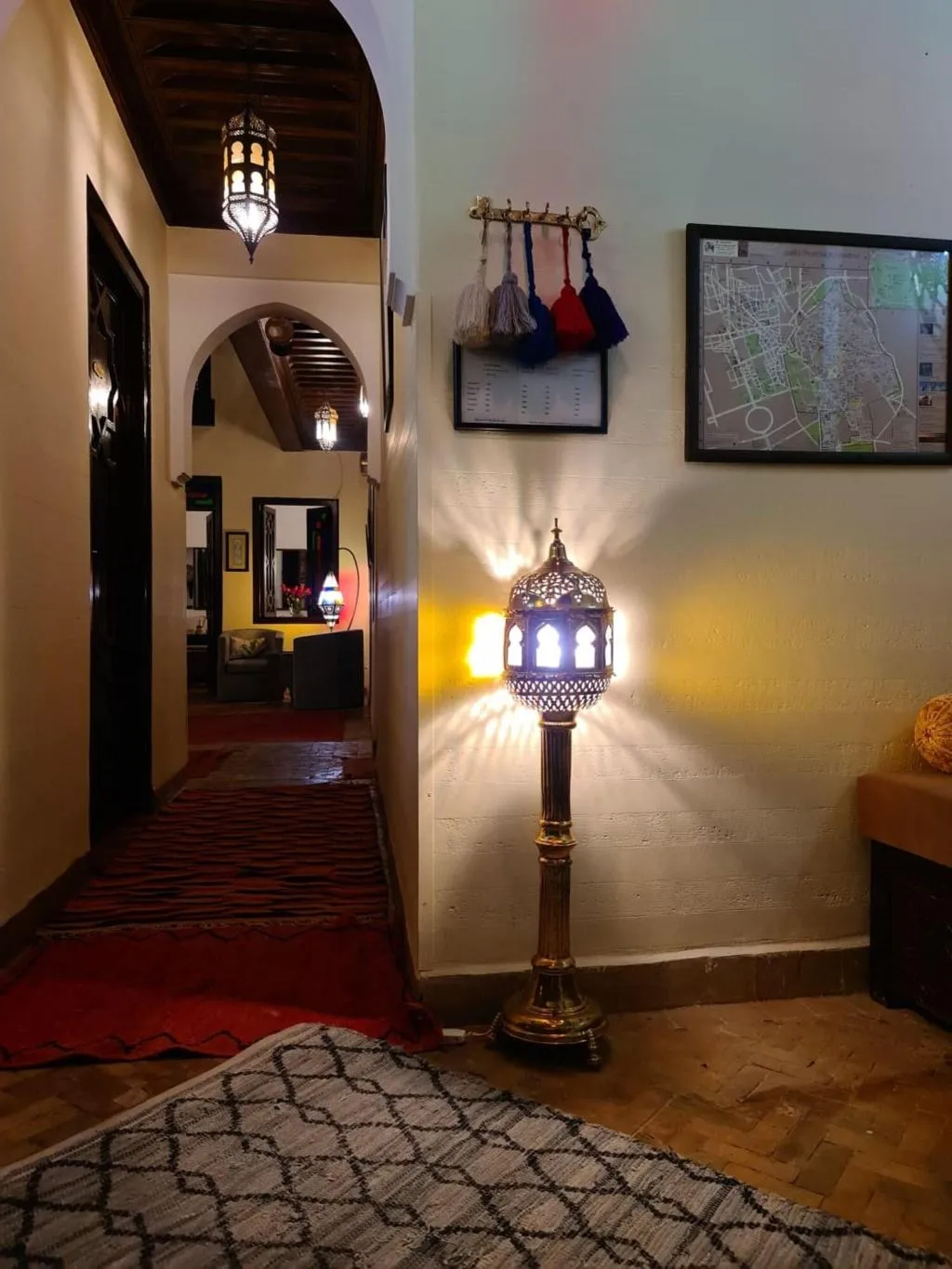 Lobby, Riad Aubrac, Marrakech