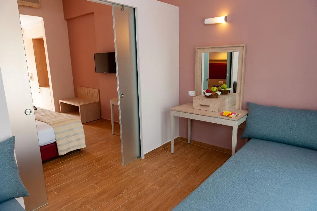 FAMILY ROOM CAPACITY 4 TWO BEDROOMS Room, Filerimos Village, Rhodes