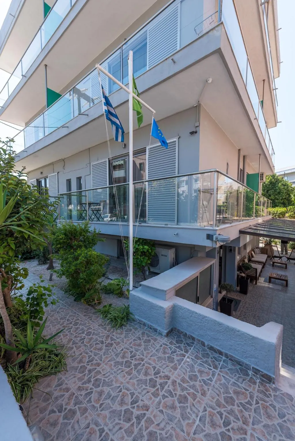General view, 7 Palms Hotel Apartments, Rhodes