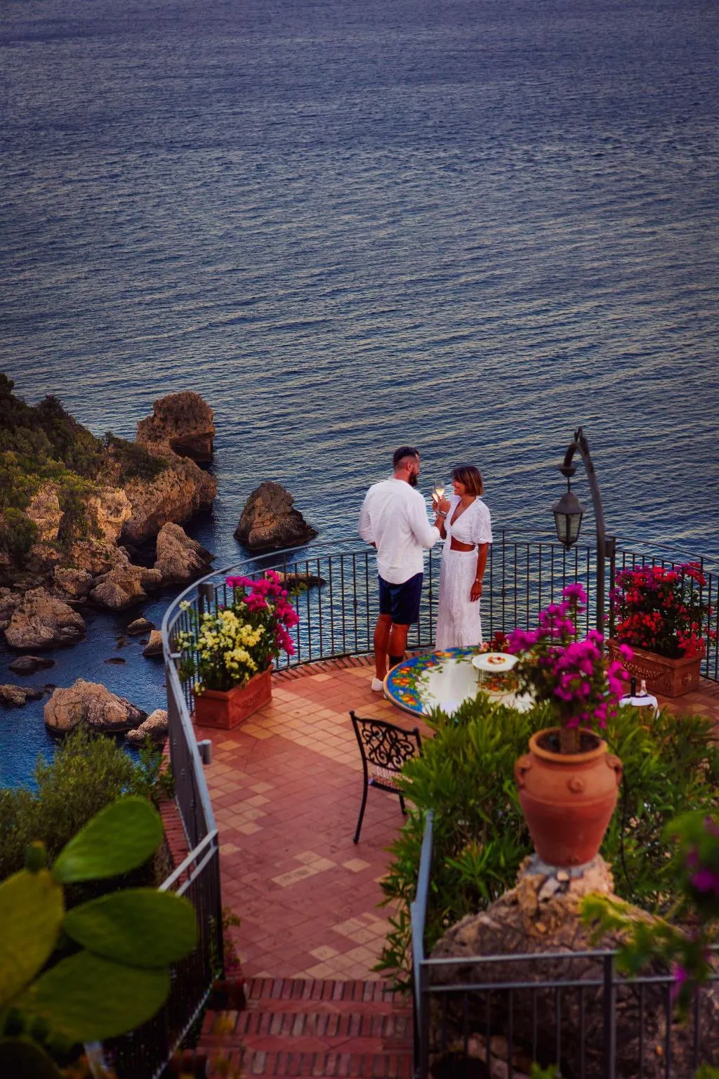 Restaurant, Grand Hotel San Pietro, Taormina