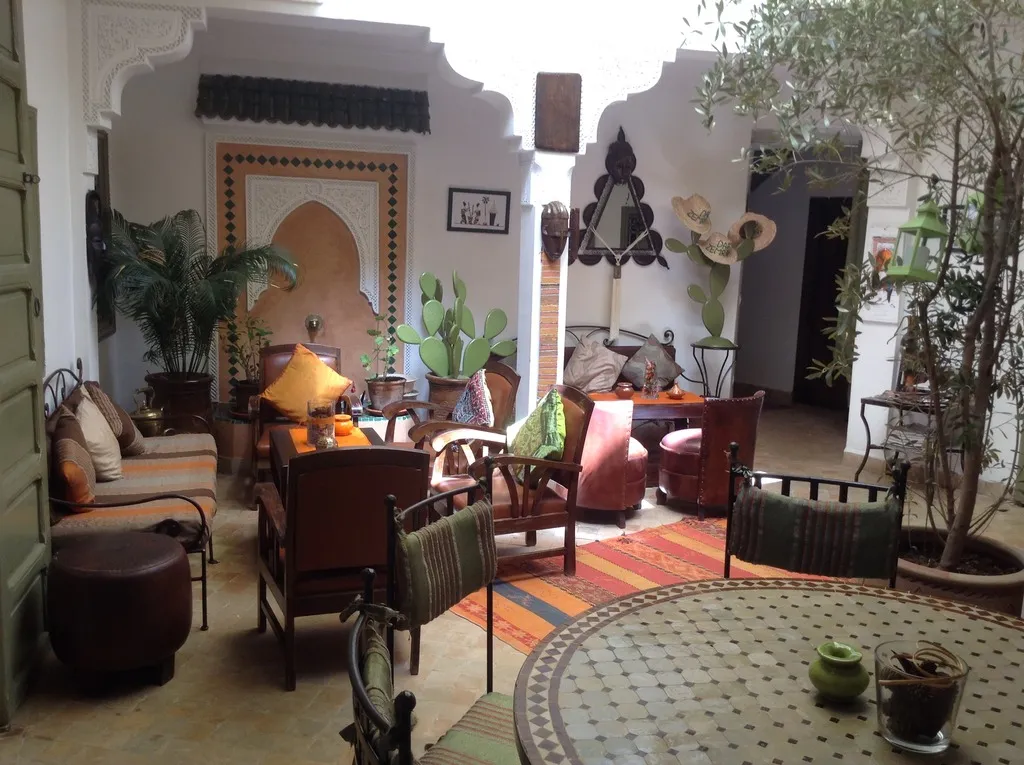 Lobby, Dar Zemrane, Marrakech