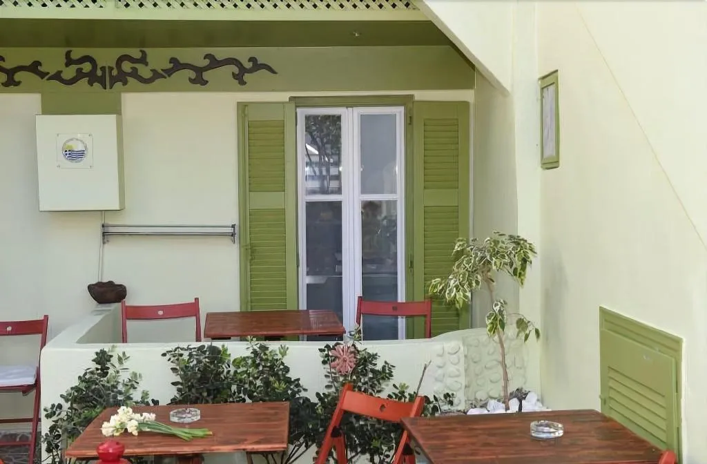 Terrace, Villa Toula, Santorini
