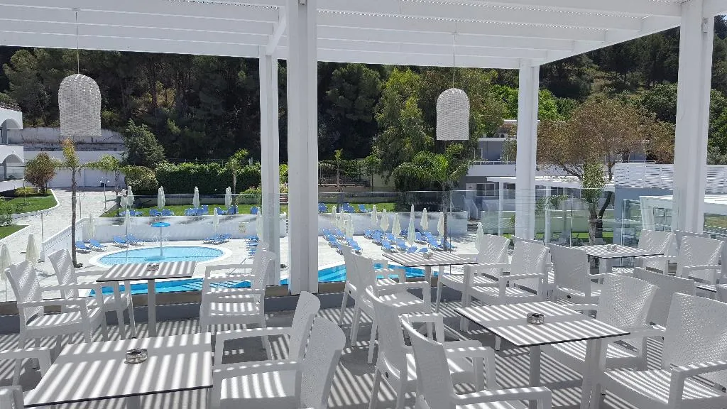 Terrace, Oceanis Park Hotel, Rhodes