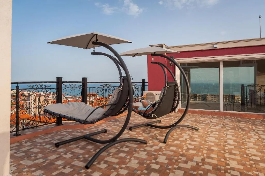 Terrace, Roel Residence Apartments, Bourgas