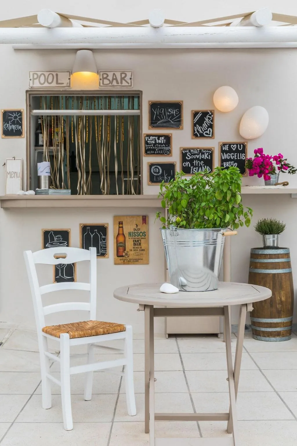 Bar, Grand View Hotel, Santorini