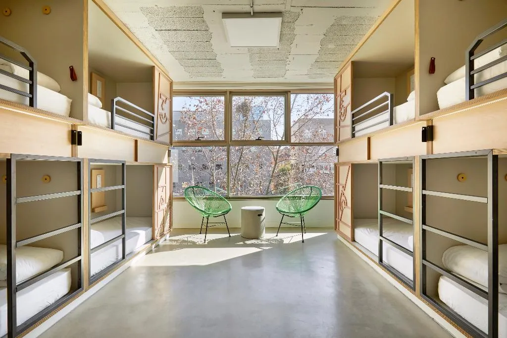 Bed in dormitory CAPACITY 8 WITH SHARED BATHROOM Room, Unite Hostel Barcelona, Barcelona