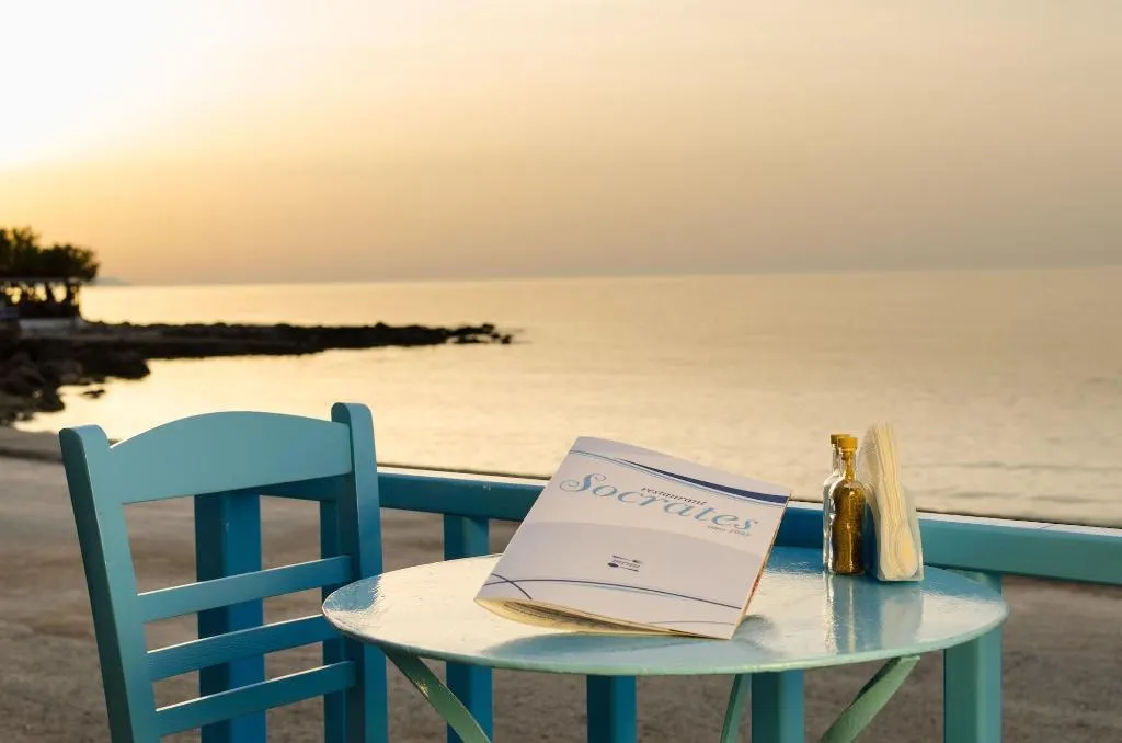 General view, Socrates Apartments & Restaurant, Crete
