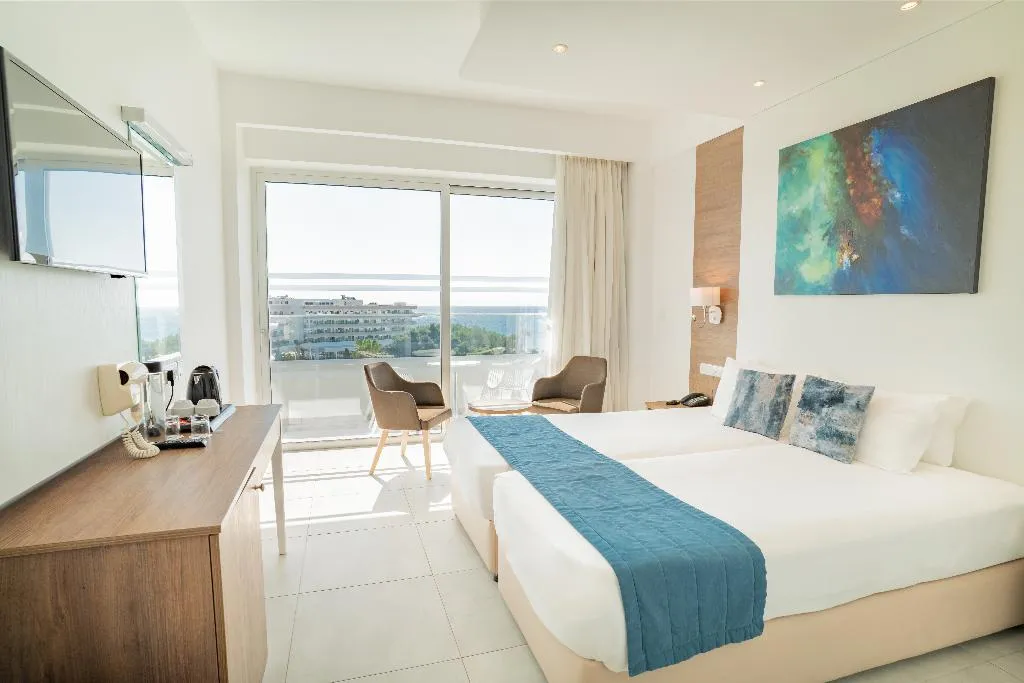 Double or Twin SEA VIEW Room, Gaia Sun N Blue Hotel, Cyprus