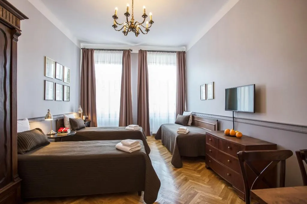 Room, Scharffenberg Apartments Main Square, Krakow