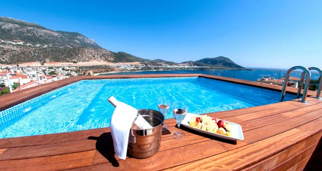 Terrace, Rhapsody Hotel Kalkan, Dalaman