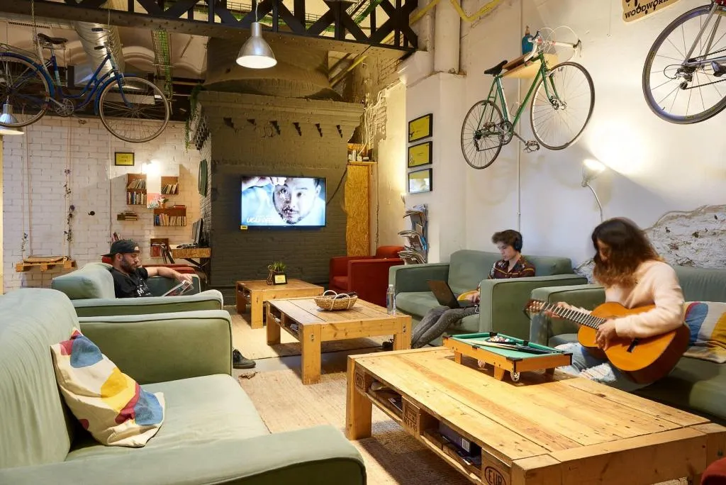 Lobby, Barcelona Bed&Bike - Hostel, Barcelona