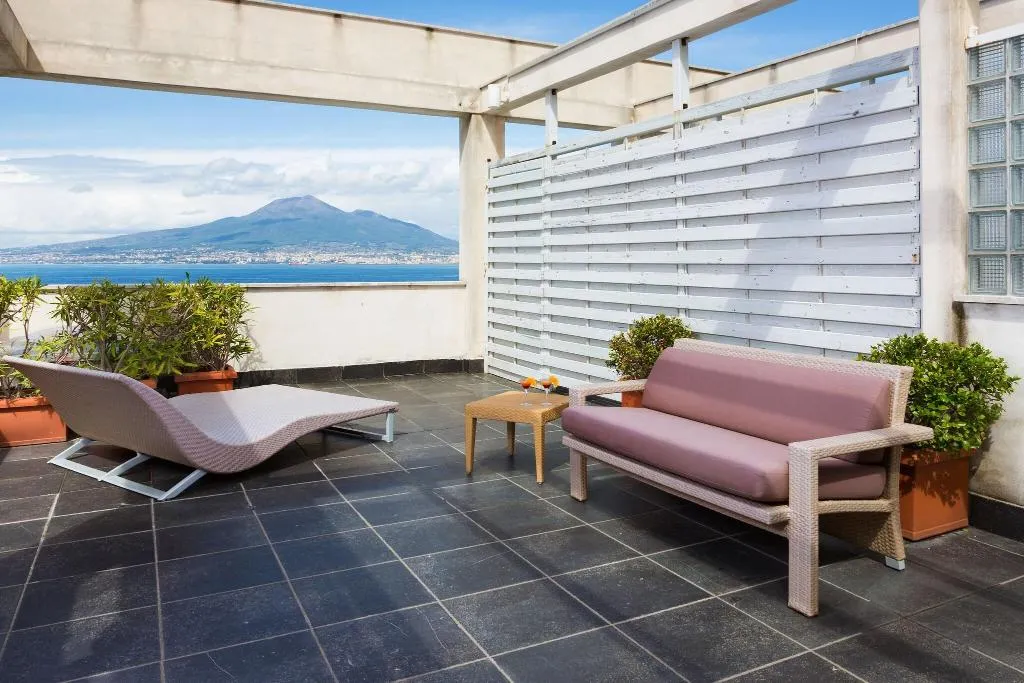 Terrace, Towers Hotel Stabiae Sorrento Coast, Naples