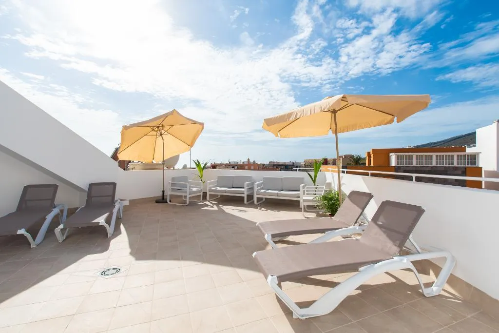 Terrace, Suncanarias Hotel Adeje Plazas, Tenerife
