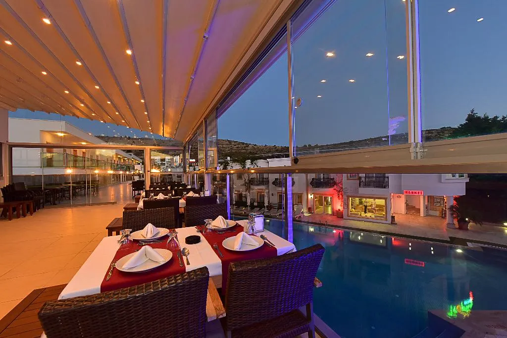 Restaurant, Tropicana  Beach Hotel, Bodrum