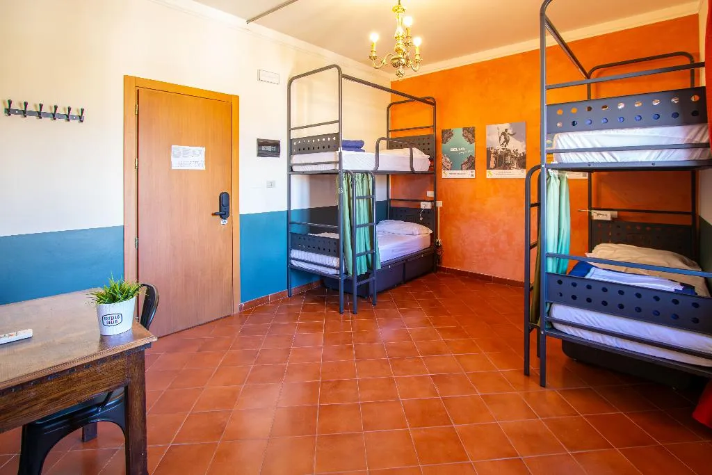 Bed in dormitory BUNK BED Room, Ostello Bello Firenze, Florence