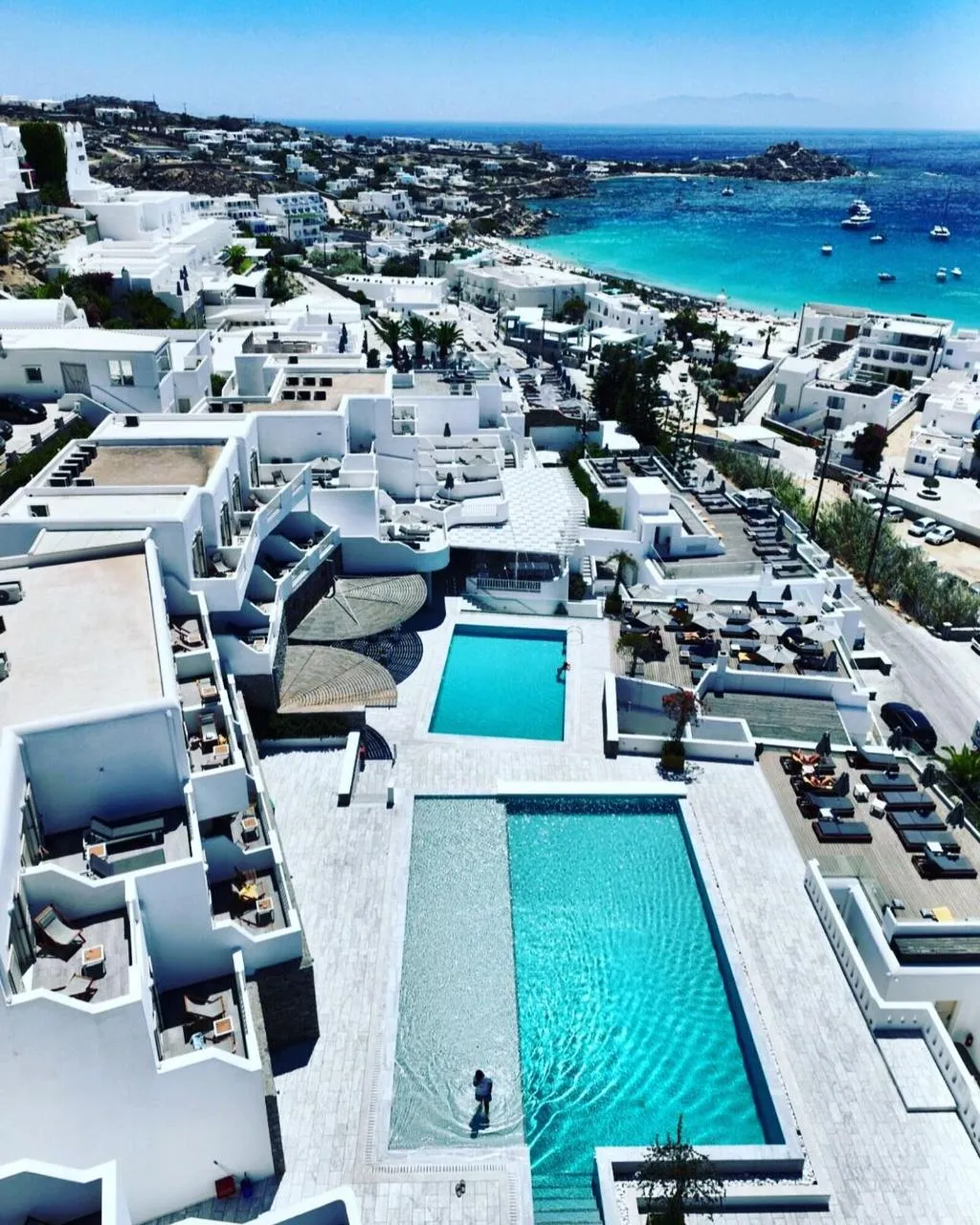 General view, The George Hotel, Mykonos