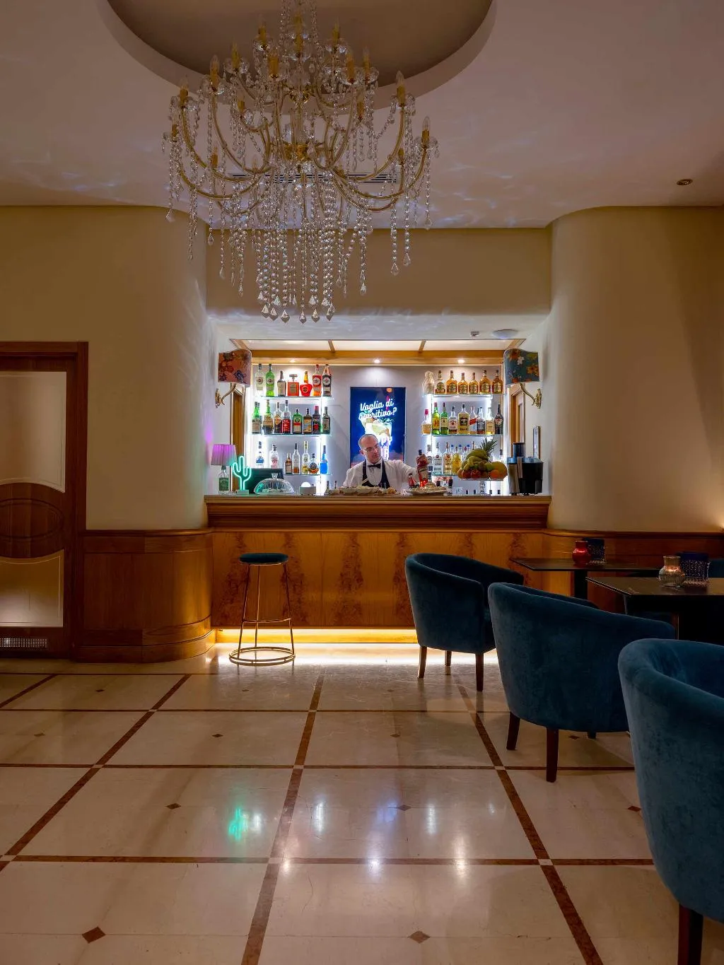 Bar, Grand Hotel Europa, Naples