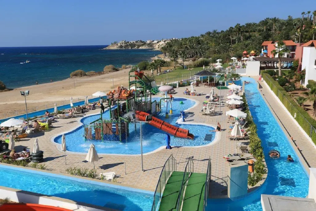 Beach, Kapetanios Aqua Resort, Cyprus