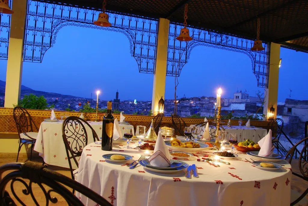 Terrace, Dar el Ghalia, Fez