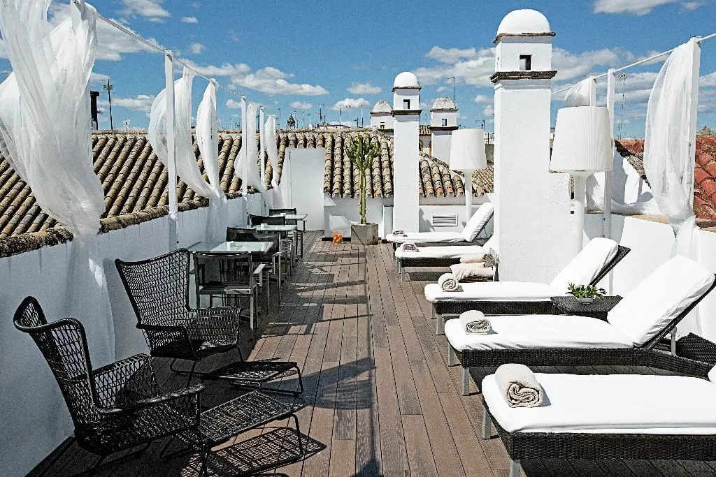 Terrace, Hospes Las Casas del Rey de Baeza,, Seville