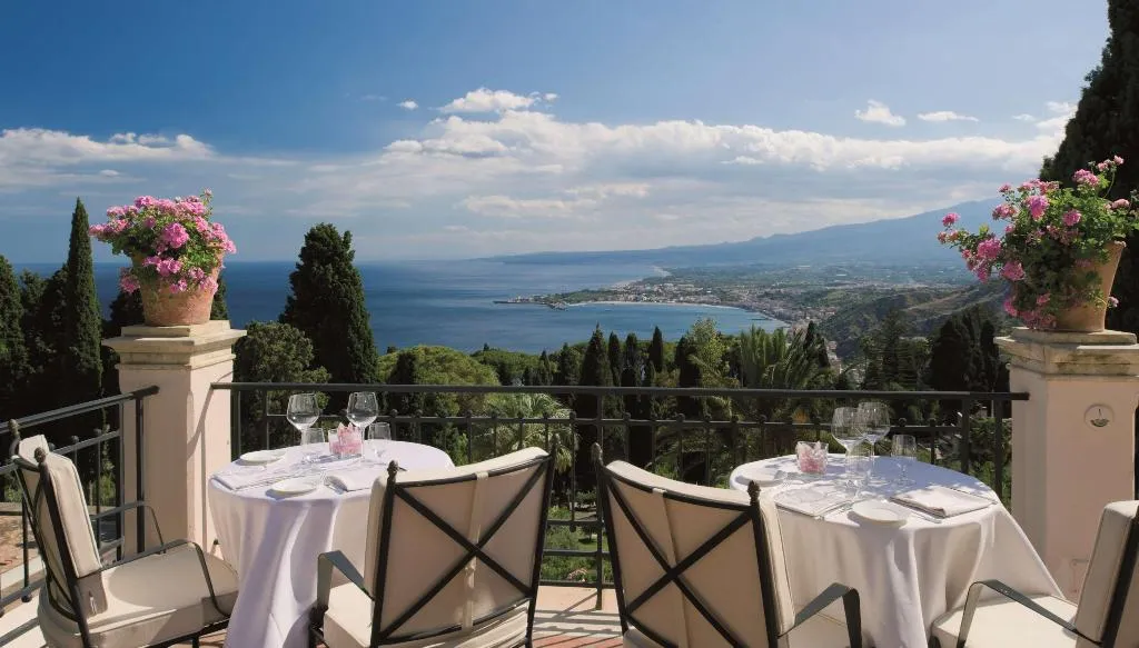 Restaurant, Grand Hotel Timeo, A Belmond Hotel, Taormina, Taormina