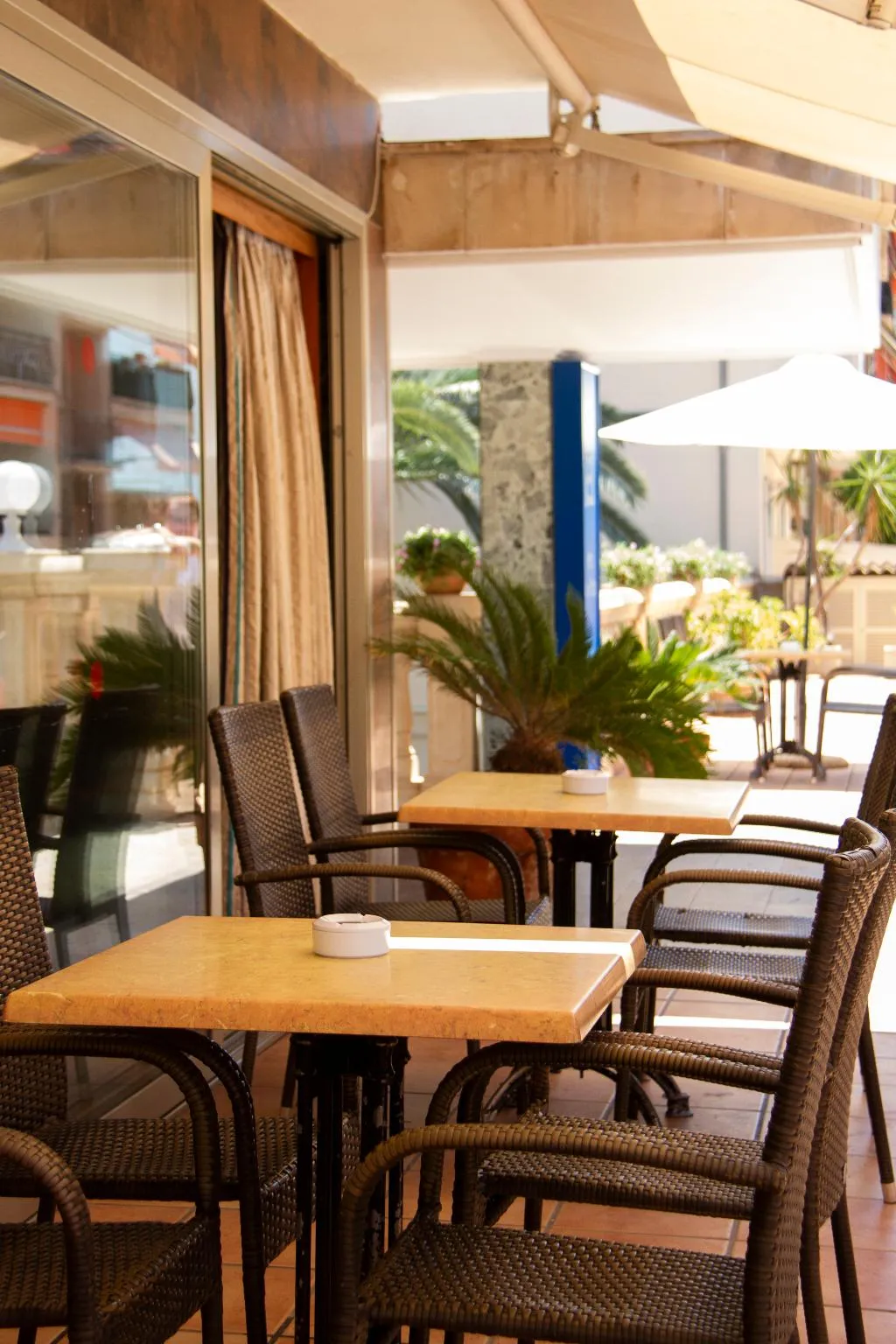 Terrace, Hotel Selva Arenal, Majorca