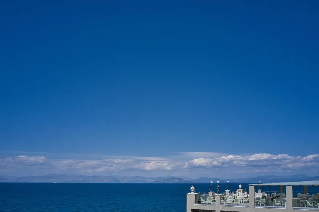 Terrace, Mythos Palace, Corfu