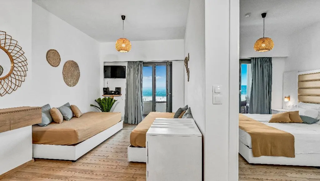 JUNIOR SUITE SEA VIEW Room, Sunset Beach Hotel, Crete