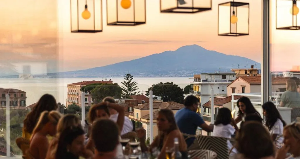 Terrace, Hotel Plaza, Naples