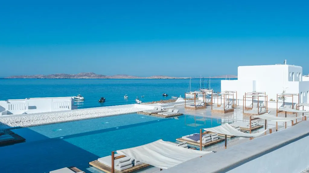 General view, Manoulas Beach, Mykonos