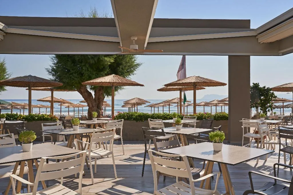 Restaurant, Atlantica Amalthia Beach Hotel, Crete