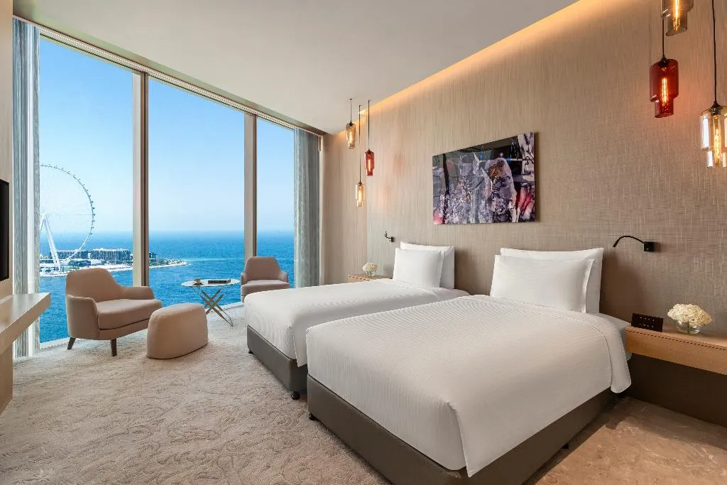 Double or Twin PREMIUM SEA VIEW Room, Rixos Premium Dubai JBR, Dubai