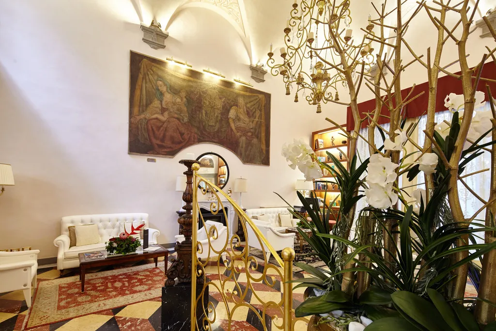 Lobby, Golden Tower Hotel & Spa, Florence