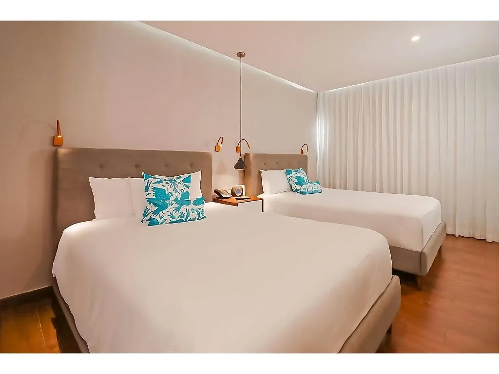 DOUBLE DELUXE TWO DOUBLE BEDS Room, The Fives Downtown Hotel, Curio by Hilton, Playa Del Carmen