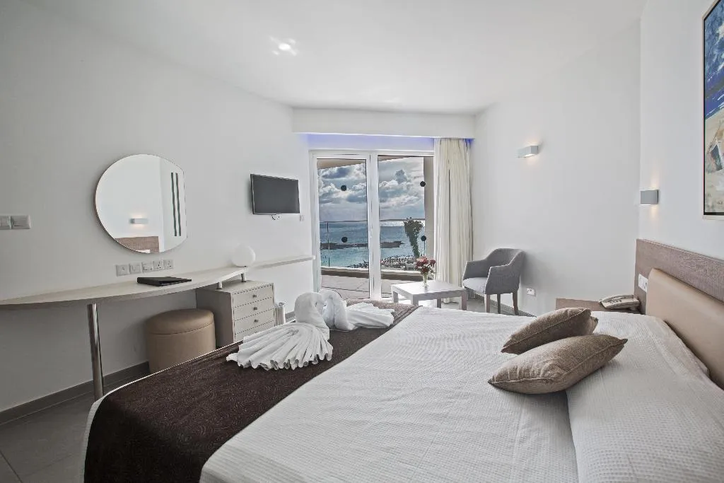 Double or Twin SEA VIEW Room, Vassos Nissi Plage Hotel & Spa, Cyprus