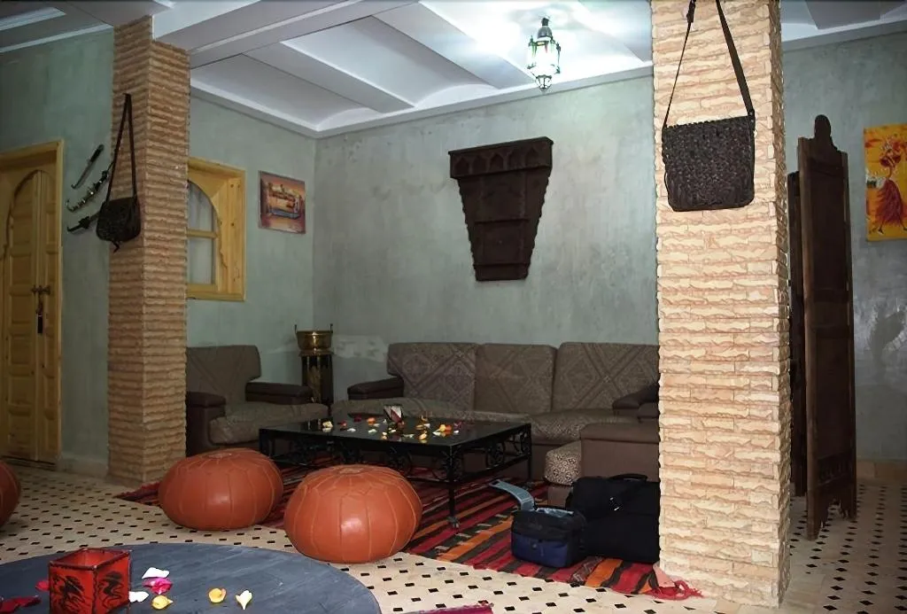 Lobby, Riad Mellouki, Marrakech