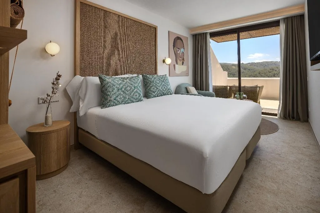 DOUBLE SINGLE USE SUPERIOR SEA VIEW Room, Cala San Miguel Ibiza Res, Curio Colllec by Hilton, Ibiza