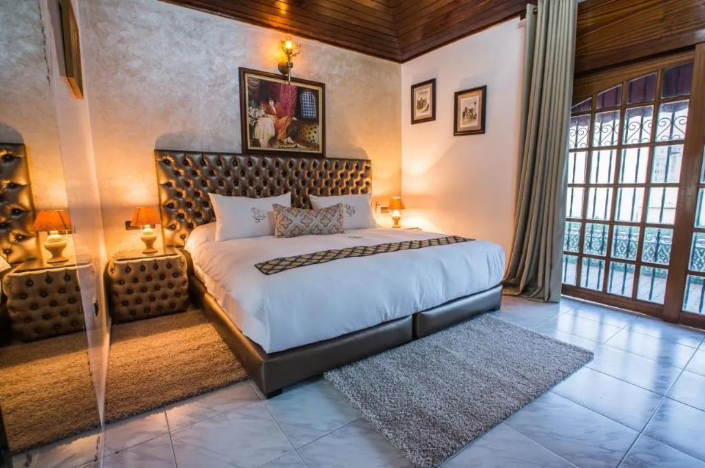 QUADRUPLE CITY VIEW TWO QUEEN BEDS Room, Riad Sebti Fès, Fez