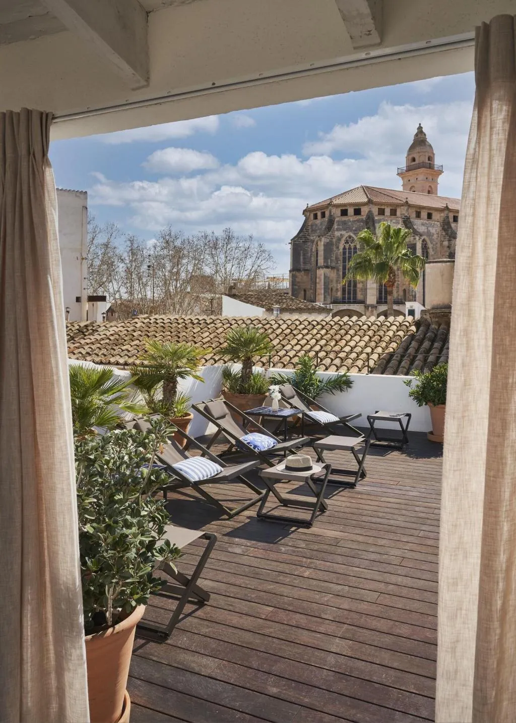 Terrace, Boutique Hotel Posada Terra Santa, Majorca