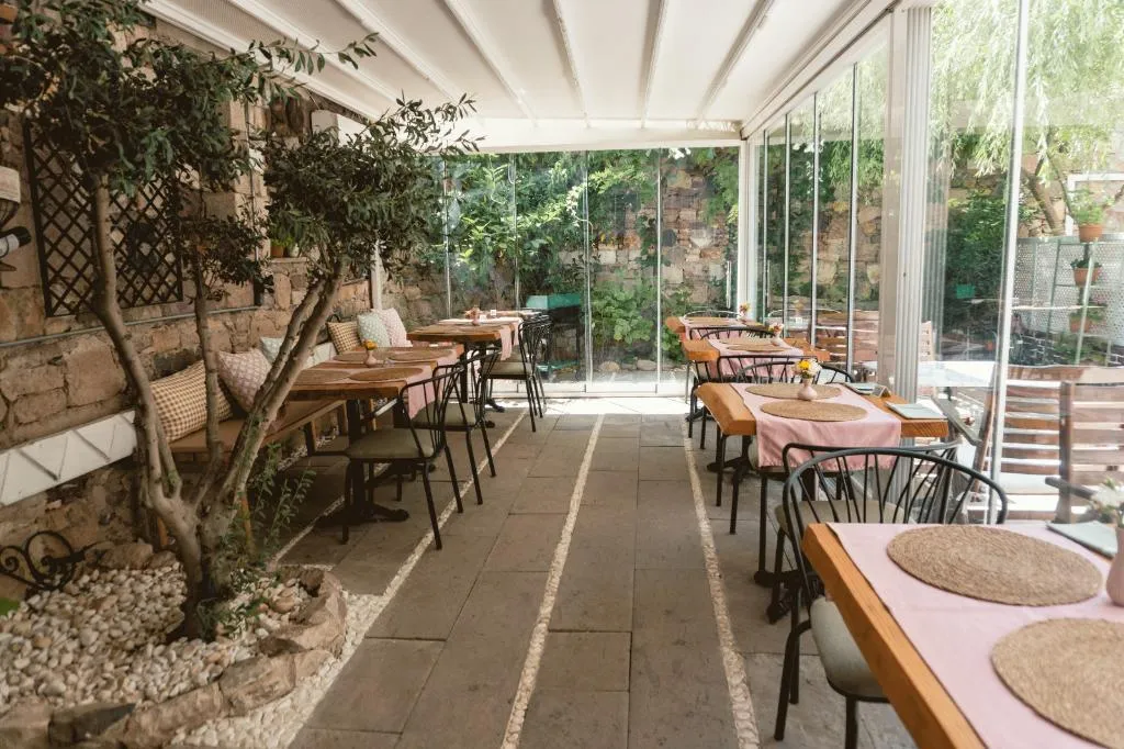 Terrace, Cunda Ilios Hotel, Izmir