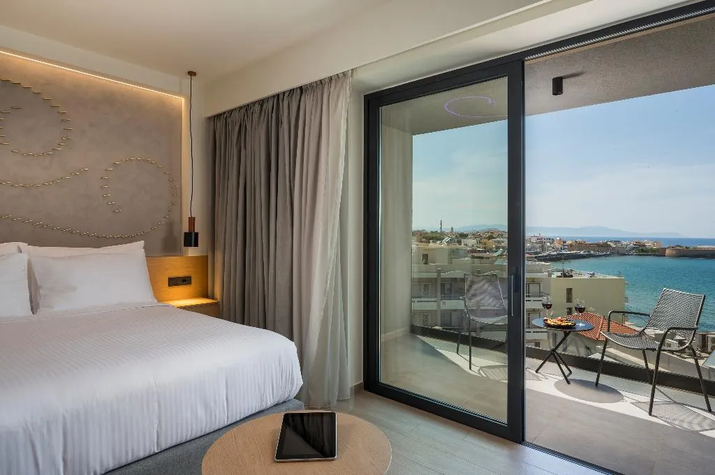 DOUBLE CLASSIC SEA VIEW Room, Hyperion City Hotel, Crete