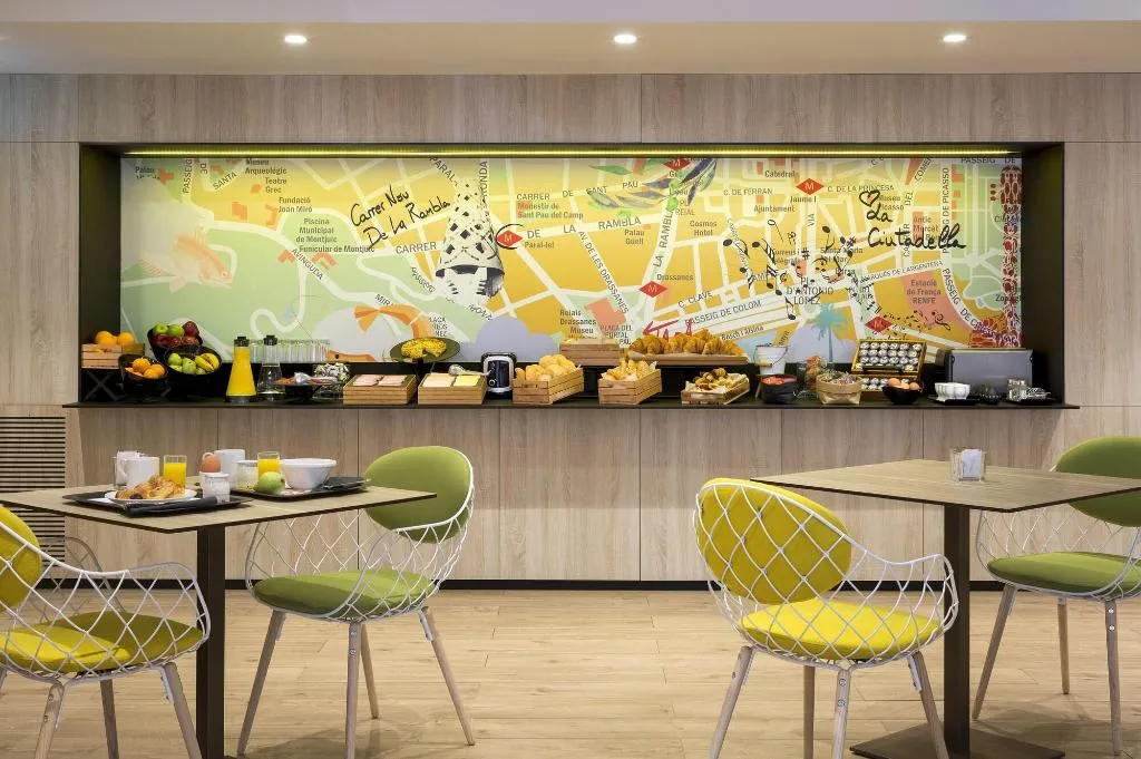 Restaurant, Citadines Ramblas Barcelona, Barcelona