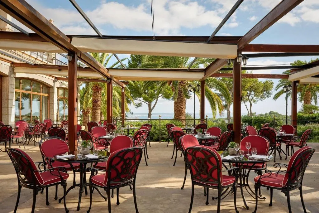 Restaurant, Castillo Hotel Son Vida, Majorca